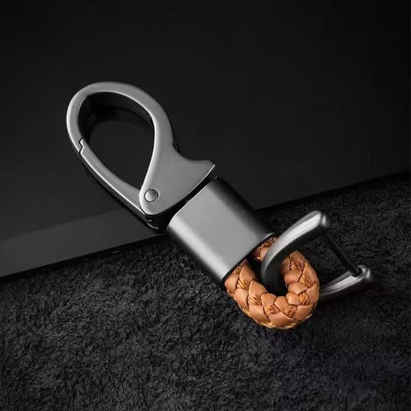 Luova punottu köysi metallinen auton avaimenperä A2