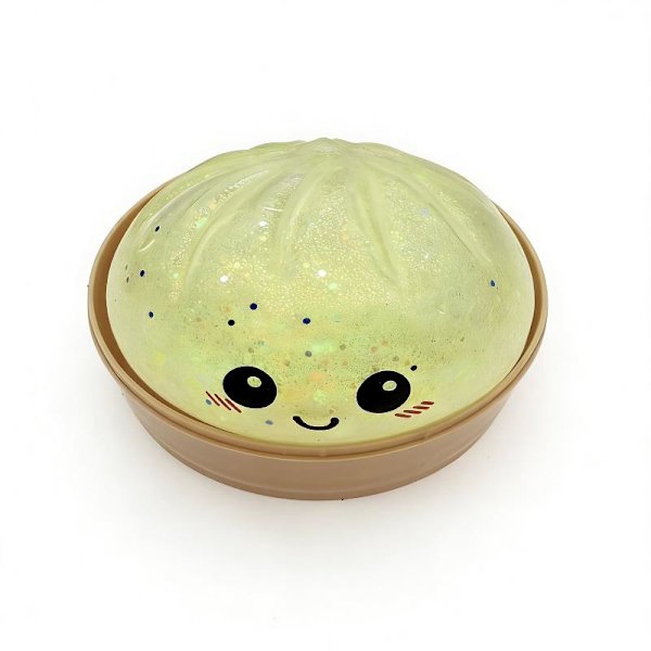 Overdimensionerede Regnbue Dumpling Squishies Blød Langsom Rebound Sensorisk Purple