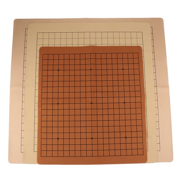 PU Leather Go Game sjakkbrett brettspill for 2,2 cm stykker One S 53X61CM