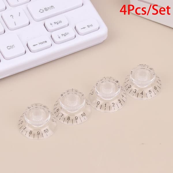 4 STK LP UFO Type Knop Hætte Guitar Potentiometer Knop Med Instru A9