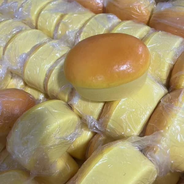 Simulerad Cheesecake Leksak Långsamt Stigande Sensoriska Fidget Leksaker A2