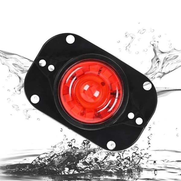 LED sidemarkeringslys 12V 24V lastebil tilhenger klareringslys vanntett A6