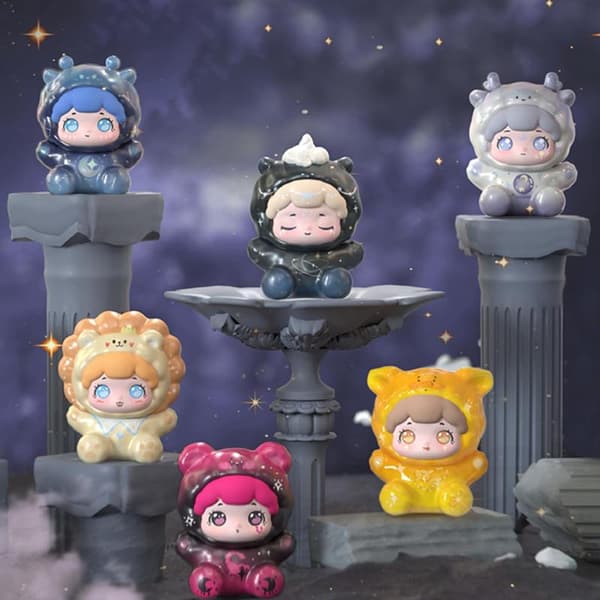 Baobao Zodiac PET Series Mysterious Box Figurer Minidukke Samleobjekt 1 Box Random