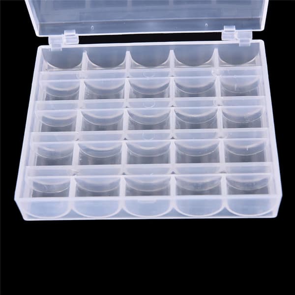 25 Spolar Tomma spolar Syhine Case Organizer Stora