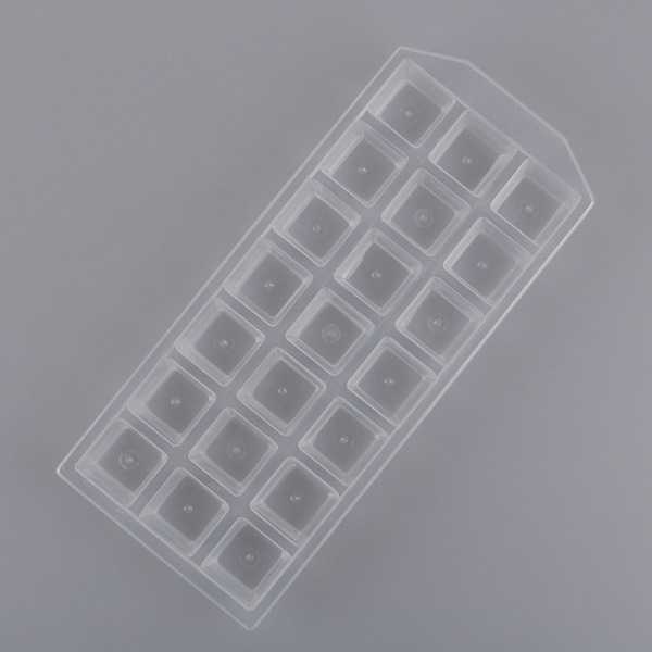 21Grid Ice Cube Pudding Maker Form Kylskåp Isform Mould