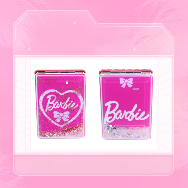 Bærbart Barbie Foldebart Håndholdt Spejl Tegneserie Barbie Letter M 1