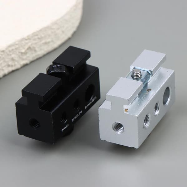 Campingbord Clip Slider Til Hurtig Installation Aluminiumlegering Lampe Silver