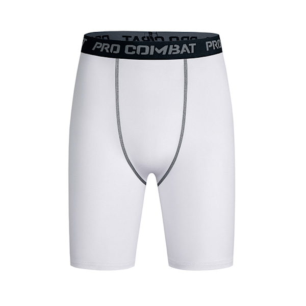 Sports fitness housut miesten juoksuurheilu tiukka resori quick-d white XL