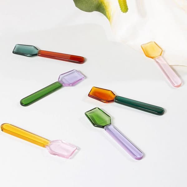 e Style Farverig Glas Dessertske Varme Kold INS Stil Kort A4