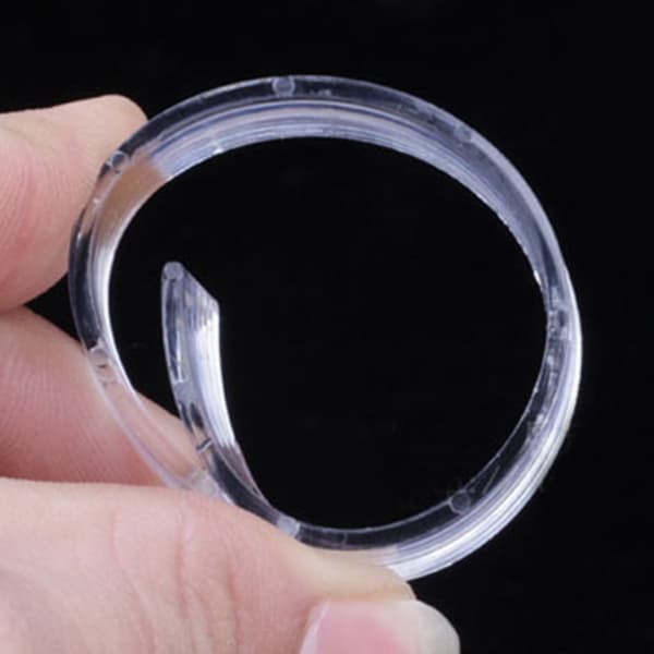 10CM Plast Watch Display Rack Hållare Rea Show Case Sta