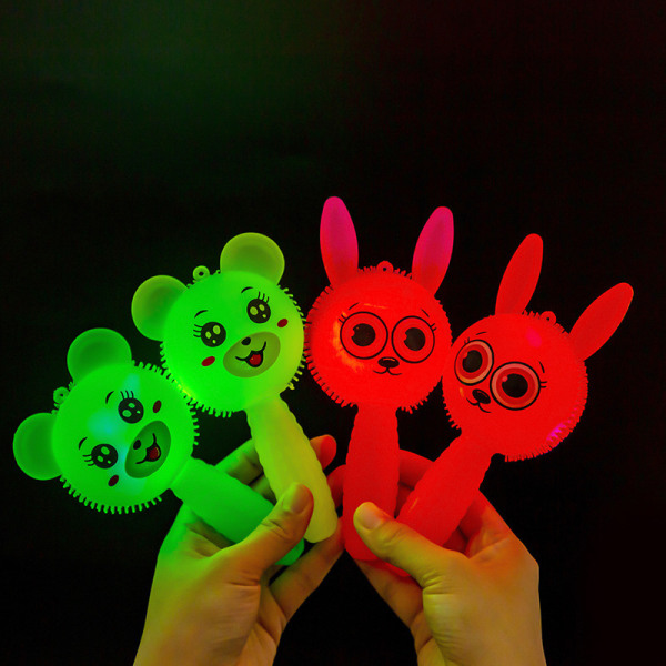 Music Stick Rattle Toet Kerincingan Bunyi Dan Nyala Ada Lampu R Bear