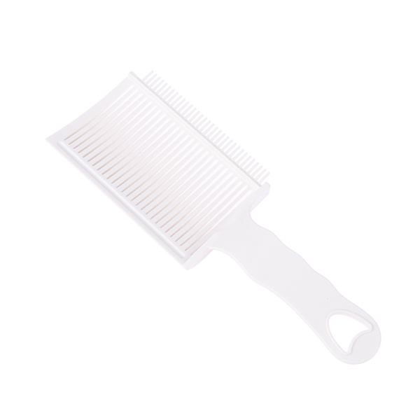 Fading Comb Professional Barber Clipper Blending Flat Top Hair White