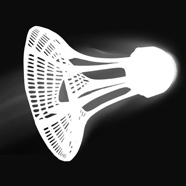 Vindtät Badminton Utomhusbadminton Vindtät Plastboll Ny 1PCS