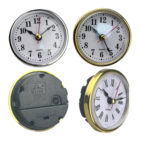 Classic Clock Craft Quartz Movement Dia.65mm Round Clocks Inser 3