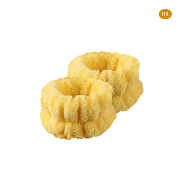 2 STK Spa håndledsvaskebånd Coral Fleece håndledsvask håndklædebånd 04