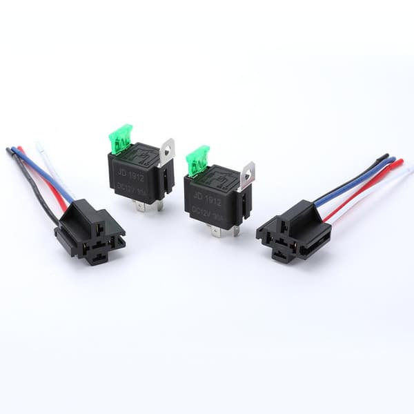 24V 4-pin 30A vanntett sikringsrelébrytersele-sett D