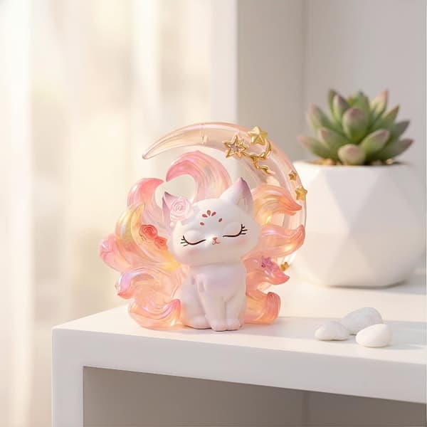e Nine-Tailed Fairy Fox Mystery Box Blind Boxes Samlarleksak 1 Box Random