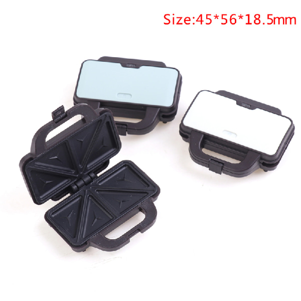 1:12 Dollhouse Mini Pancake Maker Våffelsmörgåsmaskin Kök Blue