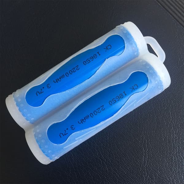 Dobbelt batteri silikone Sleeve Cover Case til 18650 Battery Pro A6