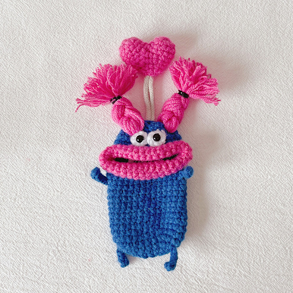 Creative e Cartoon Car Key Pack Korv Munstickning Ull Bil A4