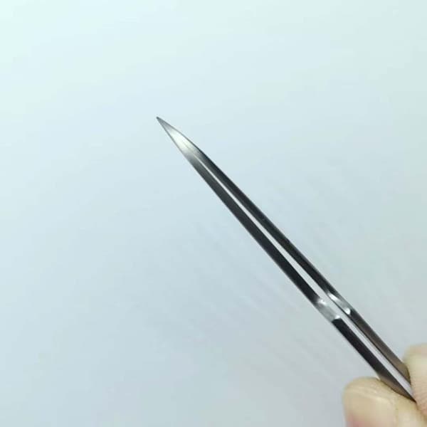 Fiber Tip Rustfritt Stål Vippeextensions Pinsett Antistatisk M B