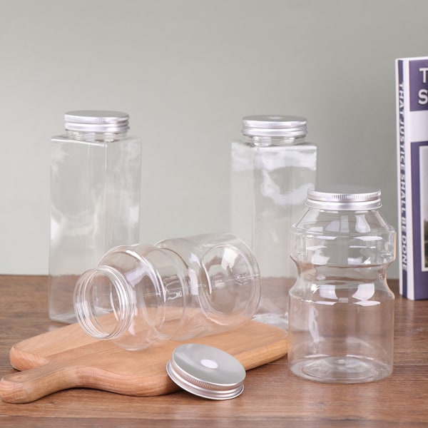 500ML Square Disponibel Juice Drikkeflaske Melk Te Plast A3