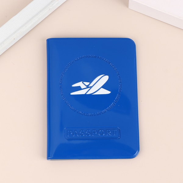 Resetillbehör Flygplan Vattentät passhållare för PVC Blue