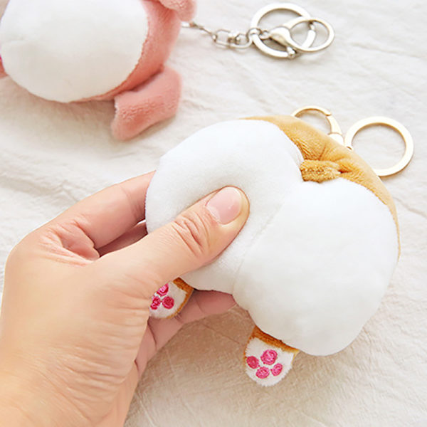 Ny e Cat Butt Plysch Nyckelring Butt Soft Fidget Toy Girls Child A3