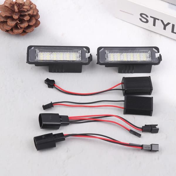 2 stk. LED nummerpladelys med Canbus til Mu