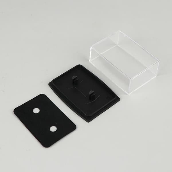 5/10 st Manschettknappar Box Transparent Smyckesdisplay Flerpack 5PCS
