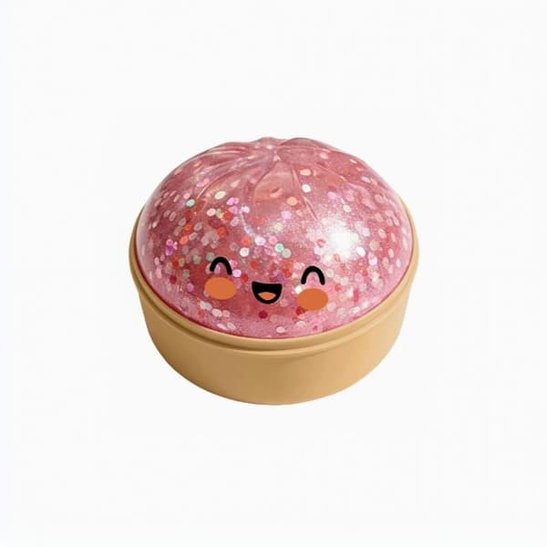 Pink Glitter Bao Bolle Fidget Legetøj Blød Klembar Tekstur Til Børn 1