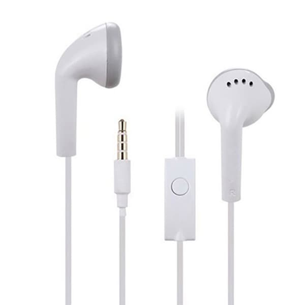 För C550 S5830 S7562 EHS61 hörlurar 3,5 mm trådbundna headset i örat White