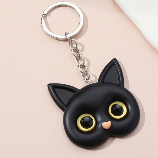e Avaimenperä Musta Cat Riipus Avaimenperät Eläin Avaimenperä Käsilaukku