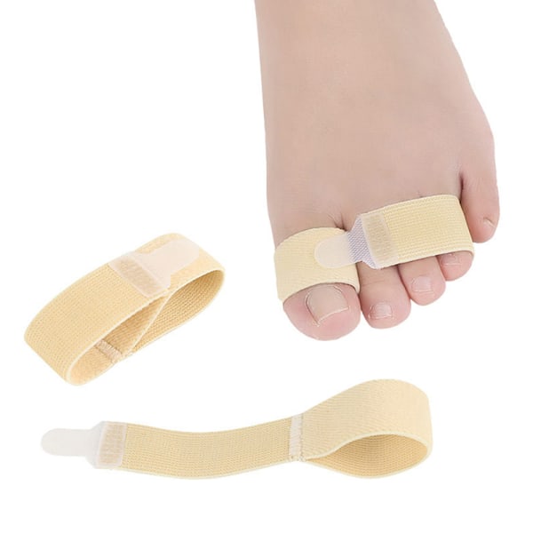 Tæer Broken Toe Wraps Polstrede Bandager Hammer Toe Straightene