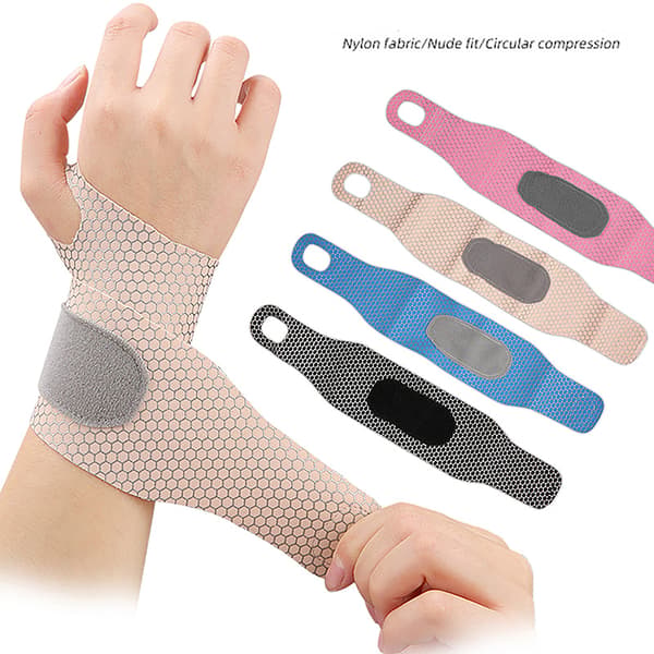 Justerbart håndleddsbånd Brace Workouts Armbånd senebetennelse Håndledd Pink