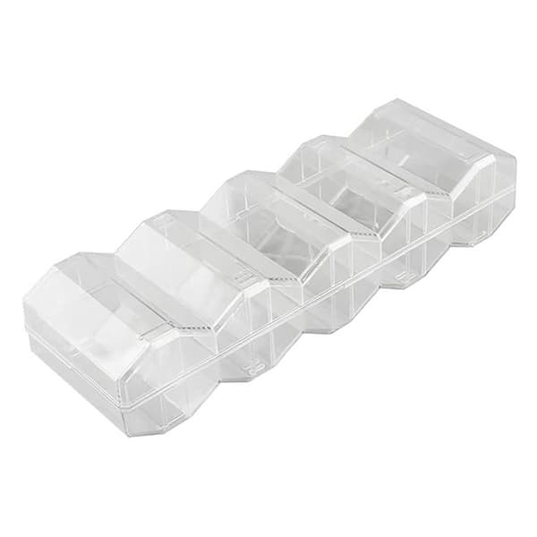 100 Chips Akryl Poker Chip Tray Case Holder Professional Casi
