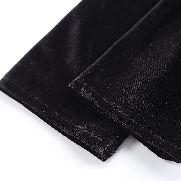 53cm Kall Varm Gyllene Sammet Polyester Handskar Klänning Bröllop Glo A4