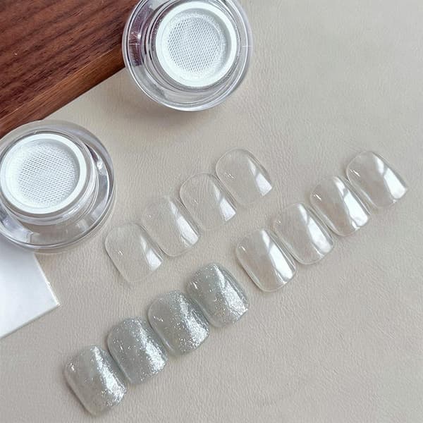 1 burk Plating Aurora Chrome Nagelpulver Högglans Månsken Mi