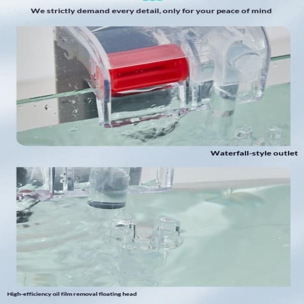 Hängande akvariefilter 3 i 1 Tyst Vattenfall Syrepump Ext