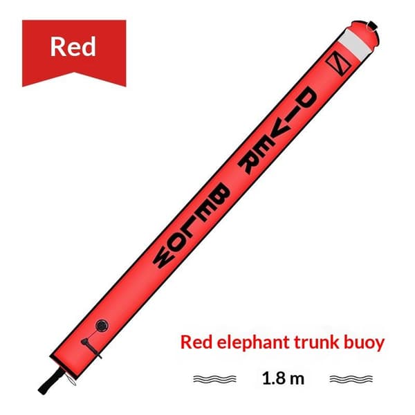 Dyk SMB Boj Synlighet Säkerhet Uppblåsbar Scubadykning Surf 120cm×15cm
