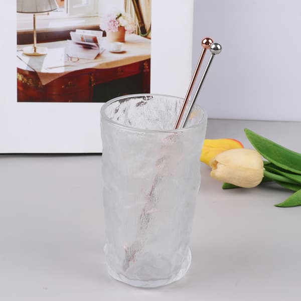 1 STK Cocktailstang i rustfrit stål Cocktailrører Milk Tea Co Silver