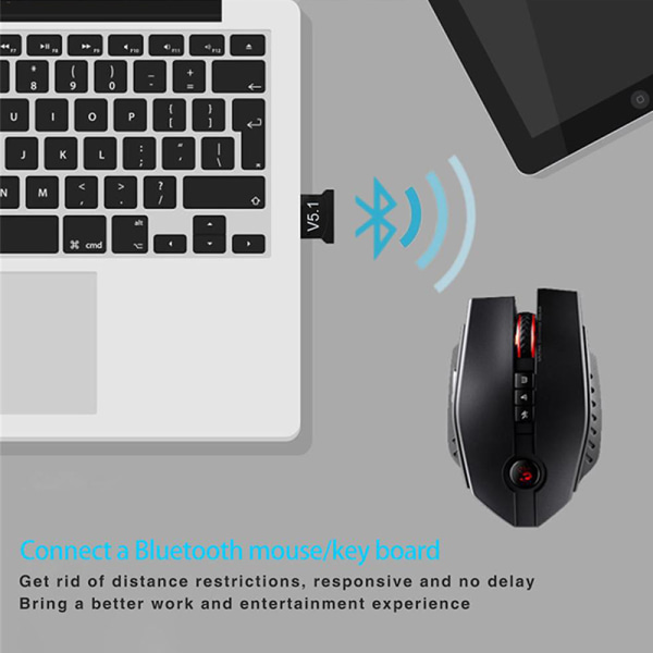 Højkvalitets USB 5.1 Bluetooth-adapter Bluetooth-kompatibel Ada