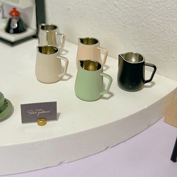 1:12 Dukkehus Kaffekop Dukkehus Minikedel Model Dukker Hou Apricot