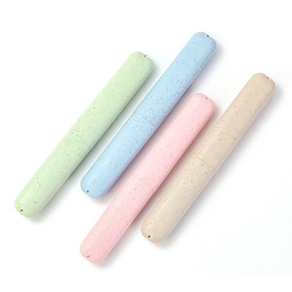 Candy Color Wheat Straw -hammasharjan säilytyslaatikon suojahammas Green