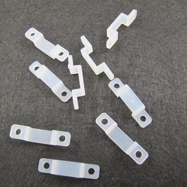 10 stk Fixer Silicon Clip 10 mm For Fix 5050 5630 RGB Single Colo