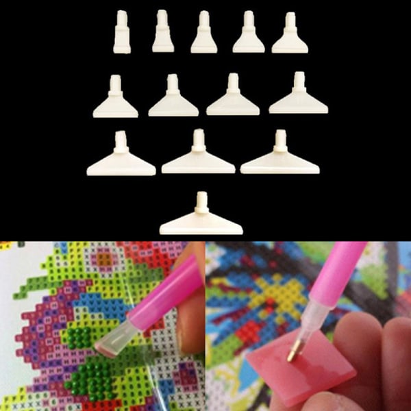 5D Diamond Painting Erstatning Point Drill Penner Tips Hoder DIY 2