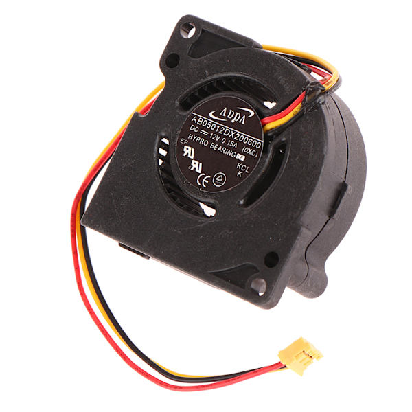 1 st för AB05012DX200600 projektor fläkt DC12V 0,15A 3 trådar