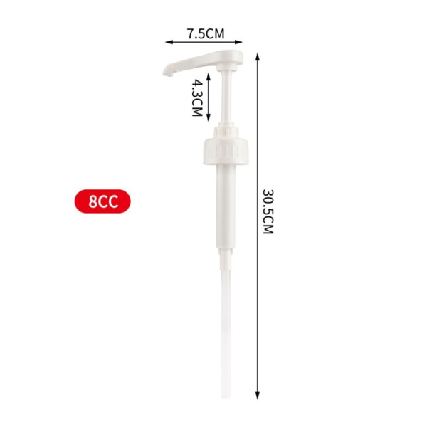 1100ml kaffesirupdispenser Multifunksjons honningsaus Ketchu 8CC