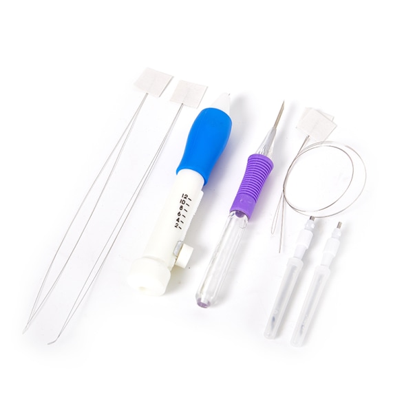 Broderi Mattstickat Punch Kit arbete Sömnad Set Sömnad också 1 set