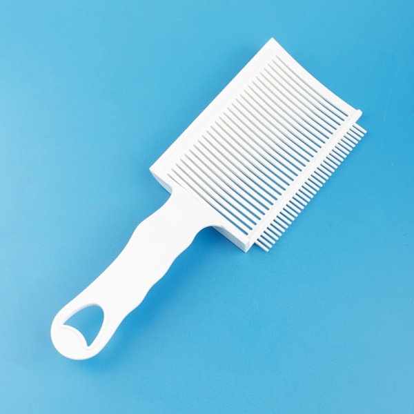 Fading Comb Professional Barber Clipper Blending Flat Top Hair White